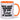 Bitte nicht schubsen – Tasse in Orange – Ansicht 01 #farbe_orange