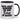 Bitte nicht schubsen – Tasse in Schwarz – Ansicht 01 #farbe_schwarz
