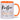 Kaffee, weil es für Spritz zu früh ist – Tasse in Orange – Ansicht 01 #farbe_orange