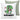 Vinosaurier – Kissen 40 × 40 cm mit Rückseite in Grün – Vorder- und Rückansicht #farbe_gruen