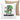 Vinosaurier – Kissen 40 × 40 cm mit Rückseite in Mokka – Vorder- und Rückansicht #farbe_mokka