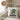 Vinosaurier – Kissen 40 × 40 cm mit Rückseite in Mokka – Wohnbeispiel #farbe_mokka