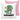 Vinosaurier – Kissen 40 × 40 cm mit Rückseite in Rosa – Vorder- und Rückansicht #farbe_rosa