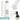 Weiße 500-ml-Thermosflasche – Flasche, Boden und Verschluss im Detail #farbe_weiss