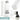 Weiße 500-ml-Thermosflasche – Flasche, Boden und Verschluss im Detail #farbe_weiss