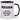 Ich arbeite voll. Ich auch – Tasse in Schwarz – Ansicht 01 #farbe_schwarz