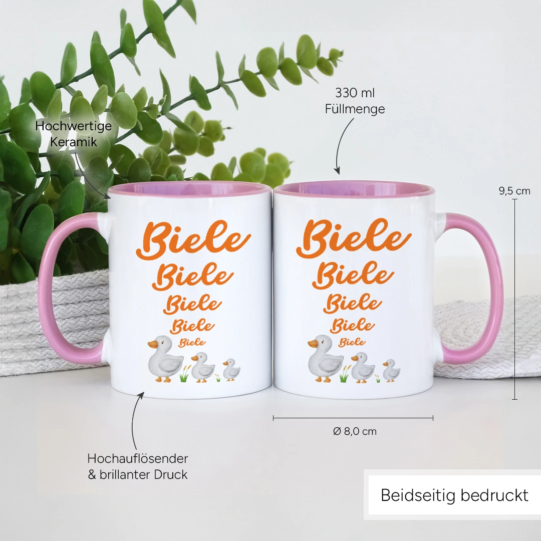 Beidseitig bedruckt