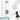 Weiße 500-ml-Thermosflasche – Flasche, Boden und Verschluss im Detail #farbe_weiss