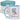 Name mit Blumenbuchstabe personalisiert – Tasse in Blau mit Geschenkkarton – Ansicht 01 #farbe_blau
