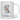 Name mit Blumenbuchstabe personalisiert – Tasse in Weiß – Ansicht 01 #farbe_weiss