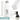 Weiße 500-ml-Thermosflasche – Flasche, Boden und Verschluss im Detail #farbe_weiss