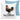 Talahuhn – Kissen 40 × 40 cm mit Rückseite in Blau – Vorder- und Rückansicht #farbe_blau
