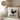 Talahuhn – Kissen 40 × 40 cm mit Rückseite in Mokka – Wohnbeispiel #farbe_mokka