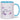 Name mit Schmetterlingen personalisiert – Tasse in Blau – Ansicht 01 #farbe_blau