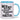 Wer mich nicht mag, muss wohl noch ein bisschen an sich arbeiten – Tasse in Blau – Ansicht 01 #farbe_blau