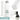 Weiße 500-ml-Thermosflasche – Flasche, Boden und Verschluss im Detail #farbe_weiss