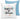 Konfetti im Herzen – Kissen 40 × 40 cm mit Rückseite in Blau – Vorder- und Rückansicht #farbe_blau