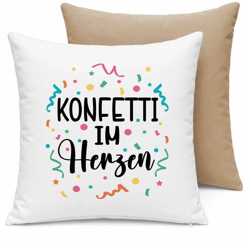 Konfetti im Herzen – Kissen
