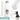 Weiße 500-ml-Thermosflasche – Flasche, Boden und Verschluss im Detail #farbe_weiss
