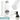Weiße 500-ml-Thermosflasche – Flasche, Boden und Verschluss im Detail #farbe_weiss