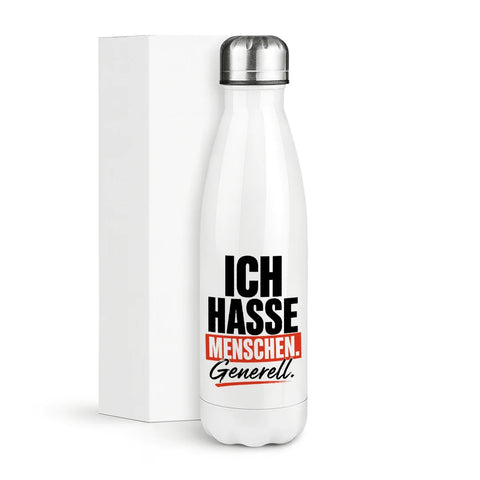 Ich hasse Menschen generell – Thermosflasche 500 ml