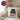 Ich hasse Menschen generell – Kissen 40 × 40 cm mit Rückseite in Violett – Wohnbeispiel #farbe_violett