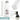 Weiße 500-ml-Thermosflasche – Flasche, Boden und Verschluss im Detail #farbe_weiss