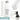 Weiße 500-ml-Thermosflasche – Flasche, Boden und Verschluss im Detail #farbe_weiss