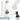 Weiße 500-ml-Thermosflasche – Flasche, Boden und Verschluss im Detail #farbe_weiss