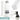 Weiße 500-ml-Thermosflasche – Flasche, Boden und Verschluss im Detail #farbe_weiss