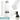 Weiße 500-ml-Thermosflasche – Flasche, Boden und Verschluss im Detail #farbe_weiss