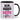 Ich verspreche immer an deiner Seite zu sein oder unter dir – Tasse in Schwarz – Ansicht 01 #farbe_schwarz
