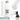 Weiße 500-ml-Thermosflasche – Flasche, Boden und Verschluss im Detail #farbe_weiss