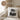 Mr right – Kissen 40 × 40 cm mit Rückseite in Mokka – Wohnbeispiel #farbe_mokka