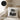 Mr right – Kissen 40 × 40 cm mit Rückseite in Schwarz – Wohnbeispiel #farbe_schwarz