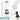 Weiße 500-ml-Thermosflasche – Flasche, Boden und Verschluss im Detail #farbe_weiss