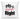 Mrs always right – Kissen 40 × 40 cm mit Rückseite in Weiß – Vorder- und Rückansicht #farbe_weiss