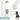 Weiße 500-ml-Thermosflasche – Flasche, Boden und Verschluss im Detail #farbe_weiss