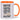 Kaffee redet nicht, jammert nicht – Tasse in Orange – Ansicht 01 #farbe_orange