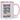Kaffee redet nicht, jammert nicht – Tasse in Rosa – Ansicht 01 #farbe_rosa