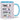 Tanz mit Feen, reite auf Einhörnern und jage Regenbögen – Tasse in Blau – Ansicht 01 #farbe_blau
