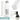 Weiße 500-ml-Thermosflasche – Flasche, Boden und Verschluss im Detail #farbe_weiss