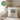Psychisch am Ente – Kissen 40 × 40 cm mit Rückseite in Grün – Wohnbeispiel #farbe_gruen