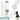 Weiße 500-ml-Thermosflasche – Flasche, Boden und Verschluss im Detail #farbe_weiss
