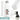 Weiße 500-ml-Thermosflasche – Flasche, Boden und Verschluss im Detail #farbe_weiss
