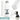 Weiße 500-ml-Thermosflasche – Flasche, Boden und Verschluss im Detail #farbe_weiss