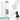 Weiße 500-ml-Thermosflasche – Flasche, Boden und Verschluss im Detail #farbe_weiss