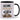 Keine Ahnung ich arbeite nur hier – Tasse in Schwarz – Ansicht 01 #farbe_schwarz