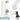 Weiße 500-ml-Thermosflasche – Flasche, Boden und Verschluss im Detail #farbe_weiss