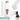 Weiße 500-ml-Thermosflasche – Flasche, Boden und Verschluss im Detail #farbe_weiss